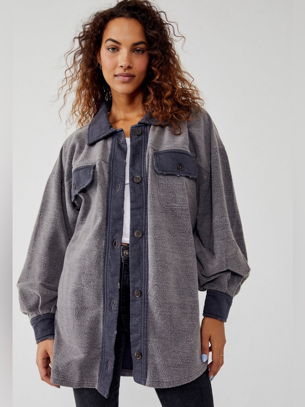 Free People Ruby Oversized Shirt Jacket
